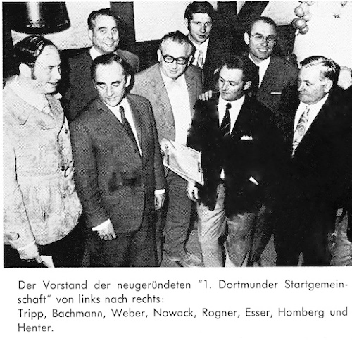 1. Vorstand der 1. SG Dortmund