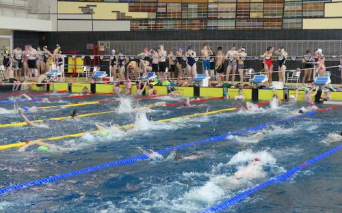 40. Schwimmfest - Einschwimmen